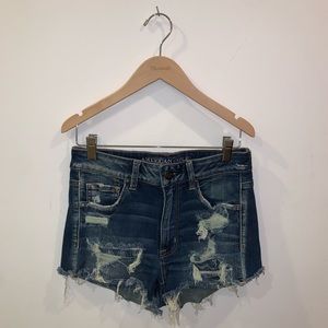 American Eagle Hi-Rise Jean Shorts